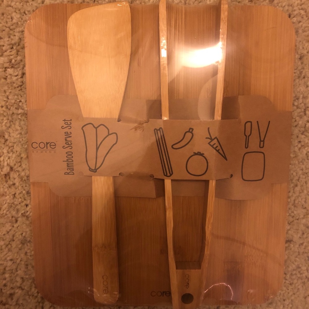 Core Bamboo 3-Piece Serve Set